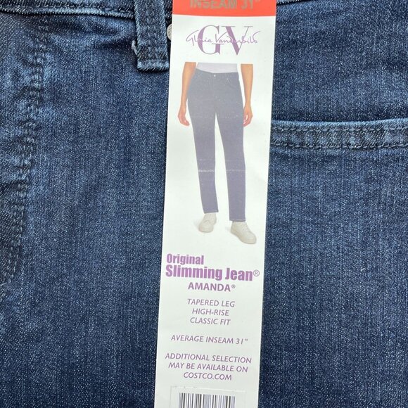 NEW Vanderbilt Women's Size 8x31 Slimming Jeans Amanda High-Rise Tapered Leg - Picture 11 of 12